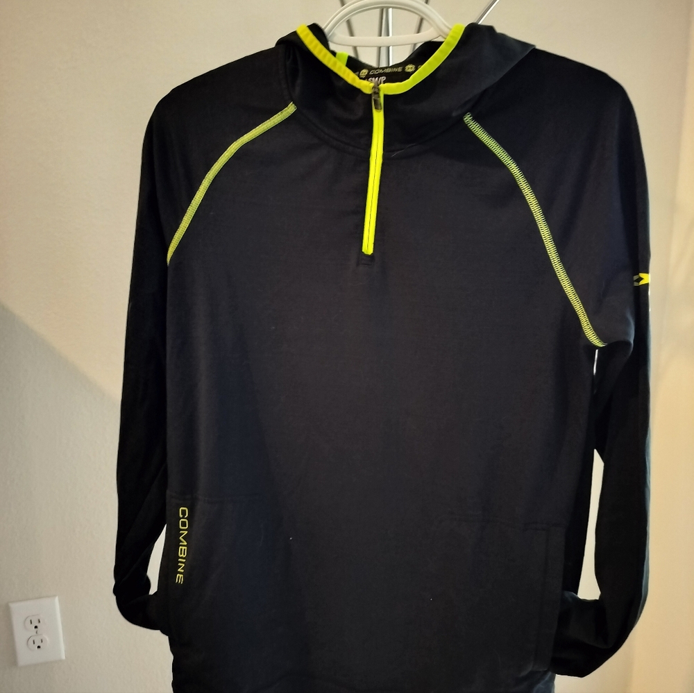 Under Armour Black and Neon Yellow Performance Jacket